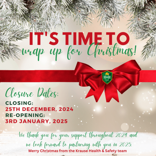 Pink Red & Green Closure Dates Christmas Instagram Post